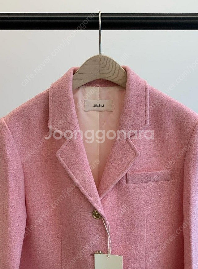 jinsim 진심 떼오 히노데 패브릭 핑크 자켓:)--7