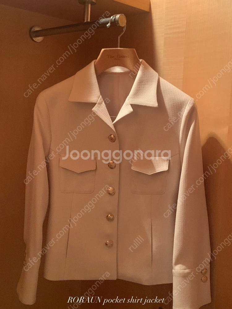 로라운예 자켓 RORAUN pocket shirt jacket :)--8