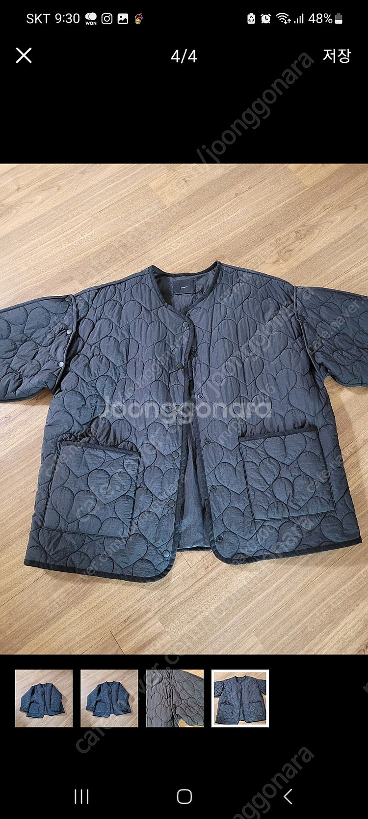 올라이츠 박시핏 퀼팅자켓--0