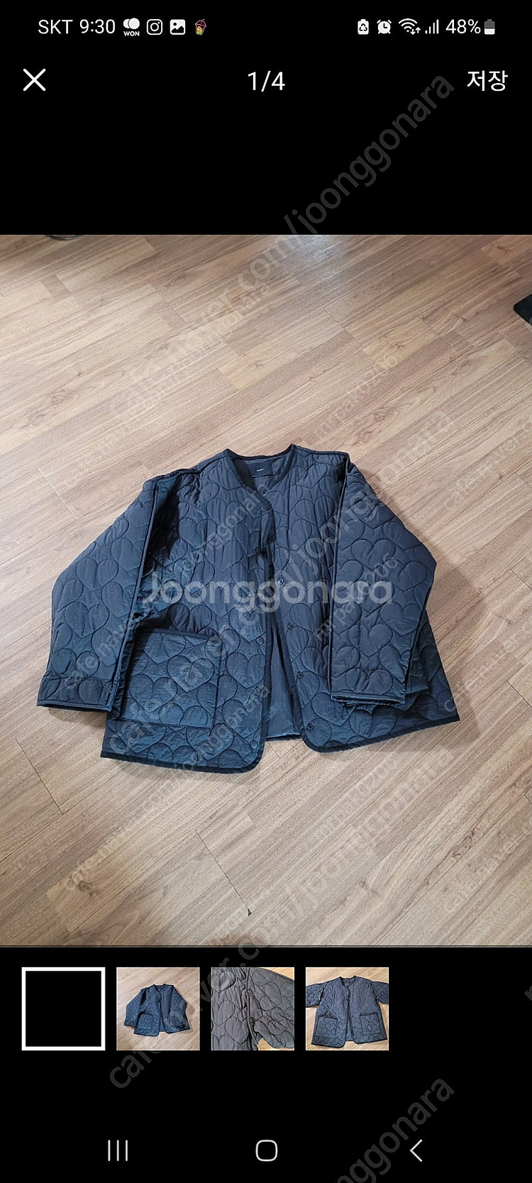 올라이츠 박시핏 퀼팅자켓--1