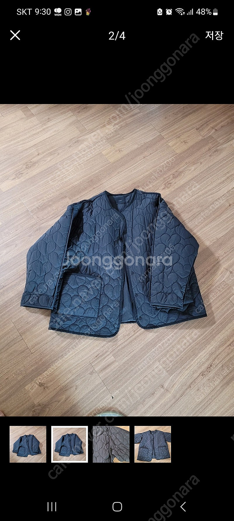 올라이츠 박시핏 퀼팅자켓--2