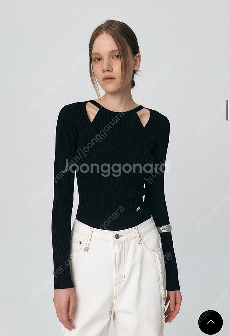 쿠메 Halter Layering Tencel Swea...--0