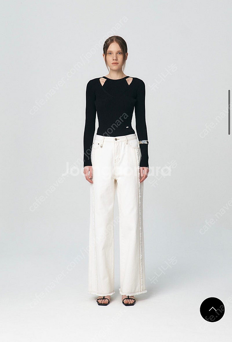 쿠메 Halter Layering Tencel Swea...--1