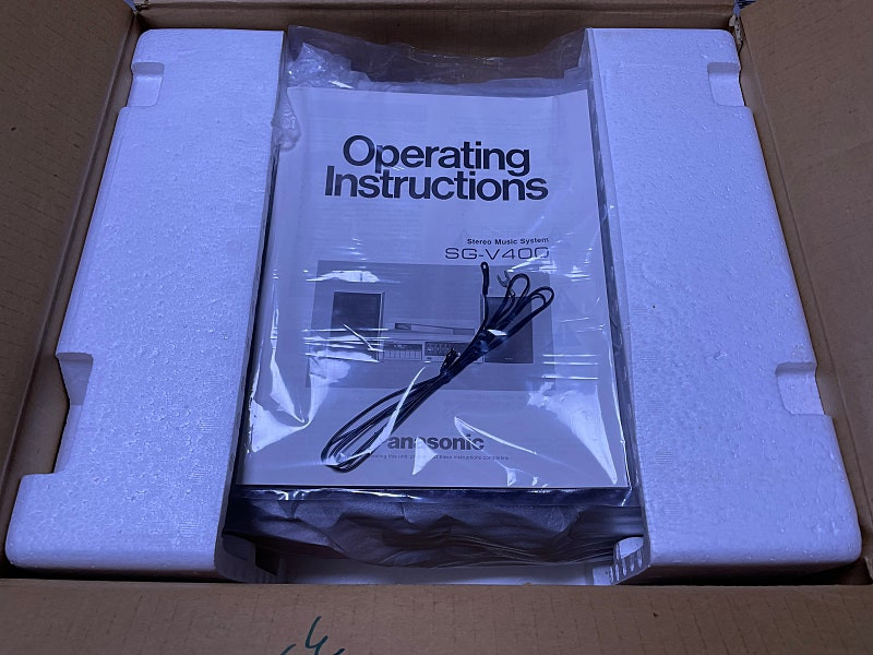 옛날오디오///새상품///1980S~파나소닉--1