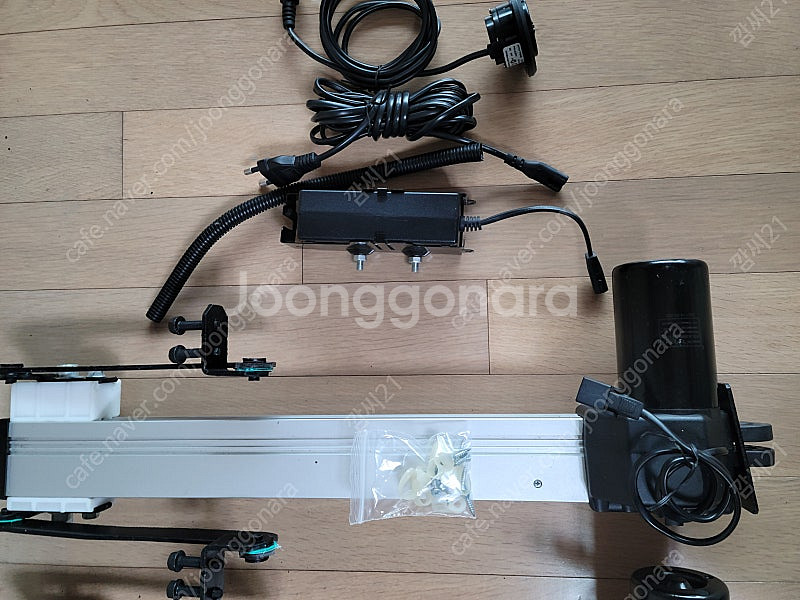 리클라이너 쇼파 탈거 24v 모터+레일+스위치+전원 2...--1