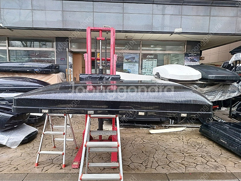 툴레 하프로 팩라인 코토 일체형 루프박스 가로바 자전거...--6