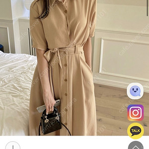 //가격더내림//브론 자체제작 트렌치원피스 베이지 판매합니다.