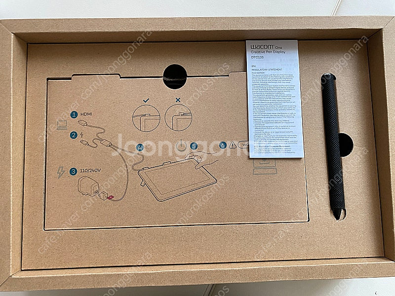와콤원 DTC133 개봉새상품--2