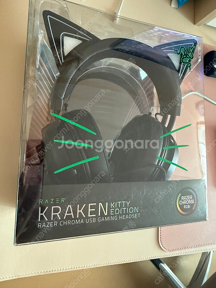 레이저코리아 크라켄 키티 블랙 Razer Kraken ...--1
