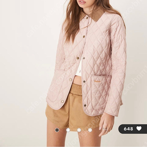 새제품 정품 바버 아난데일 uk8 55 인디핑크