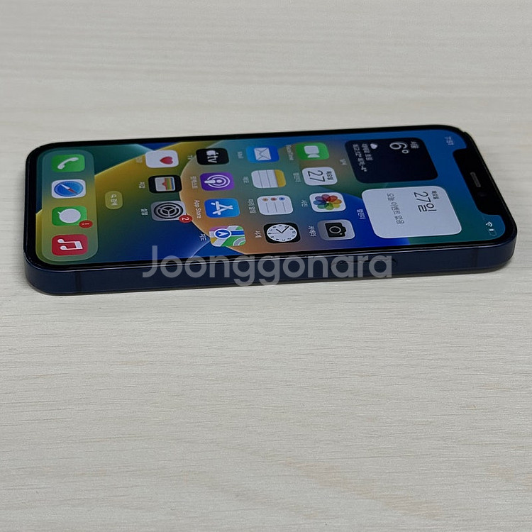 아이폰12미니 블루색상 128용량 무잔상 상태좋은폰 2...--7