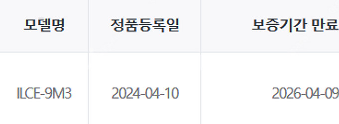 소니 A9M3 판매합니다. 압구정 스토어 구매--6