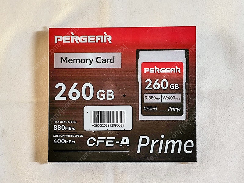퍼기어 PERGEAR CFE-A 260GB CFexpress 타입 A 팝니다