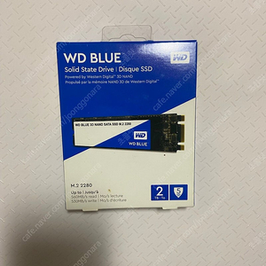 WD BLUE 3D NAND SATA SSD M.2 2TB 미개봉