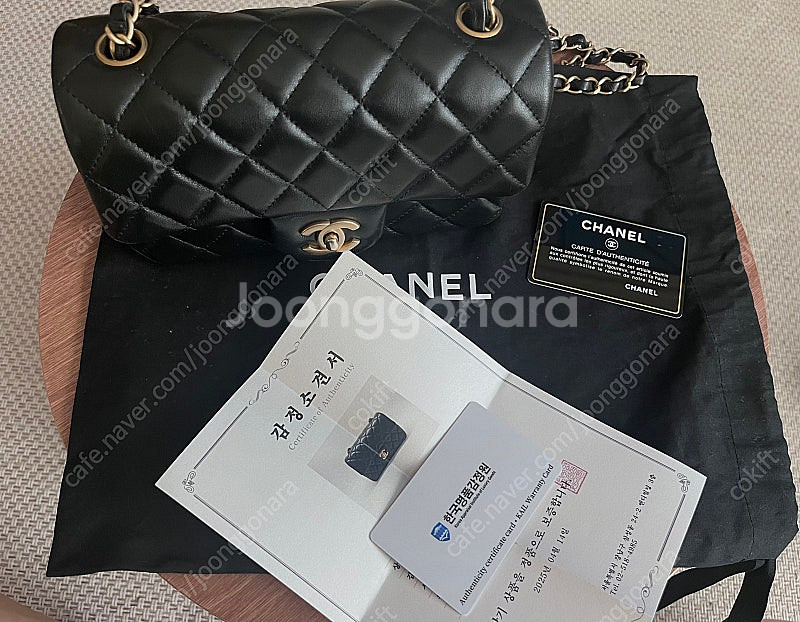 샤넬 뉴미니 플랩백 블랙--2