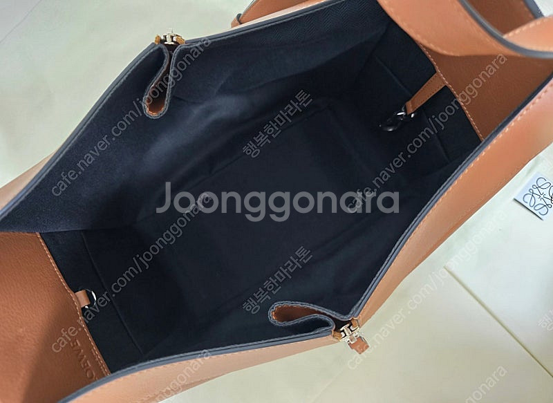 로에베 해먹백 탄컬러 스몰--4