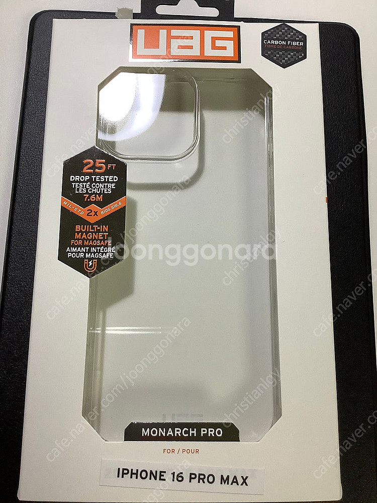 uag 플라이오 케이스 아이폰 16프로맥스 사이즈 신품...--1