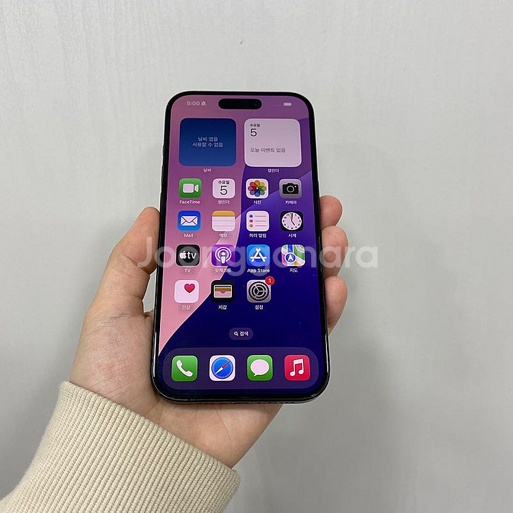 70507 아이폰15프로 블랙티타늄 128GB 부산 중...--0
