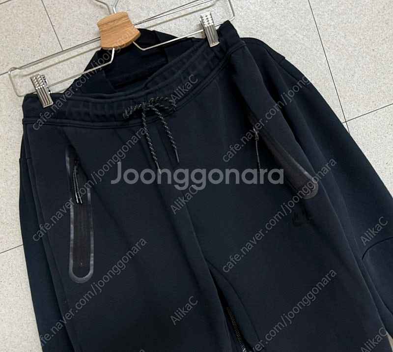 [정품] NIKE 나이키 테크 플리스 세트 블랙 L--9