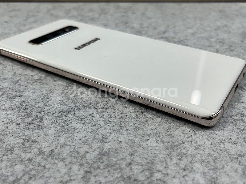 (자급제무잔상)갤럭시S10플러스 화이트 512G 미파손...--7