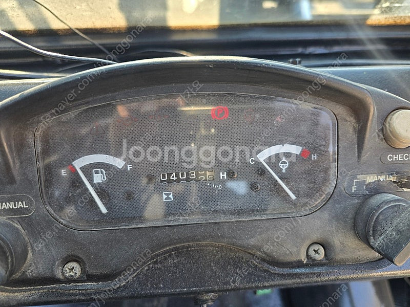중고 클라크 삼성 7톤 05년식 에어컨 디젤지게차--6