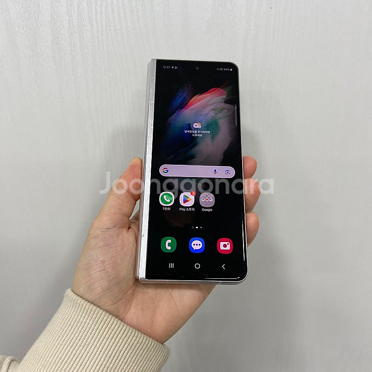 72476 갤럭시Z폴드3 실버 256GB 부산 중고폰 ...--3