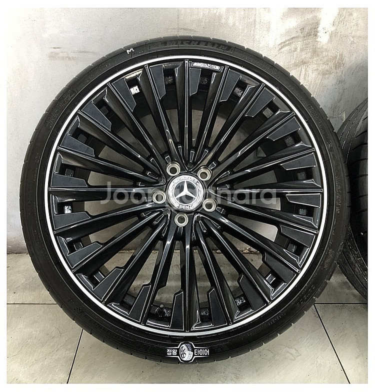 벤츠 E클래스 W214 20인치 마차 휠타이어 블랙 신...--4