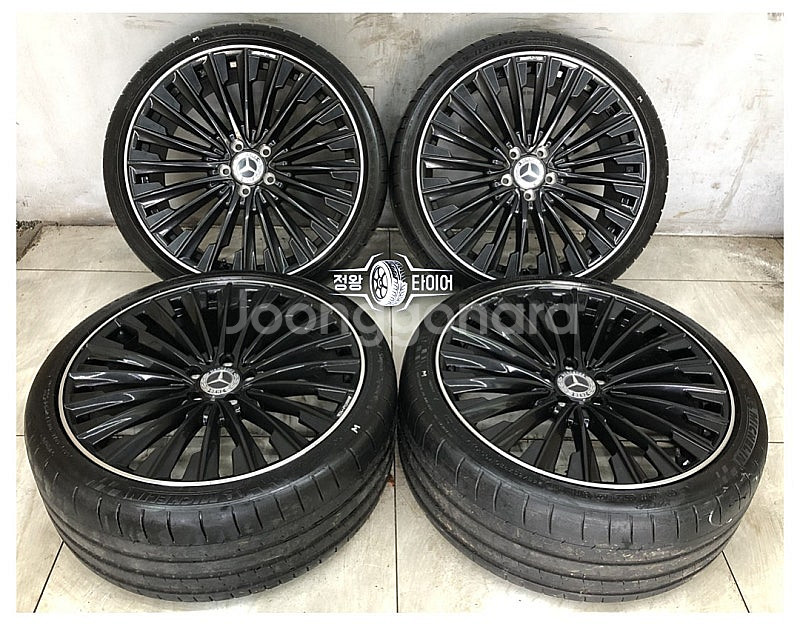 벤츠 E클래스 W214 20인치 마차 휠타이어 블랙 신...--5