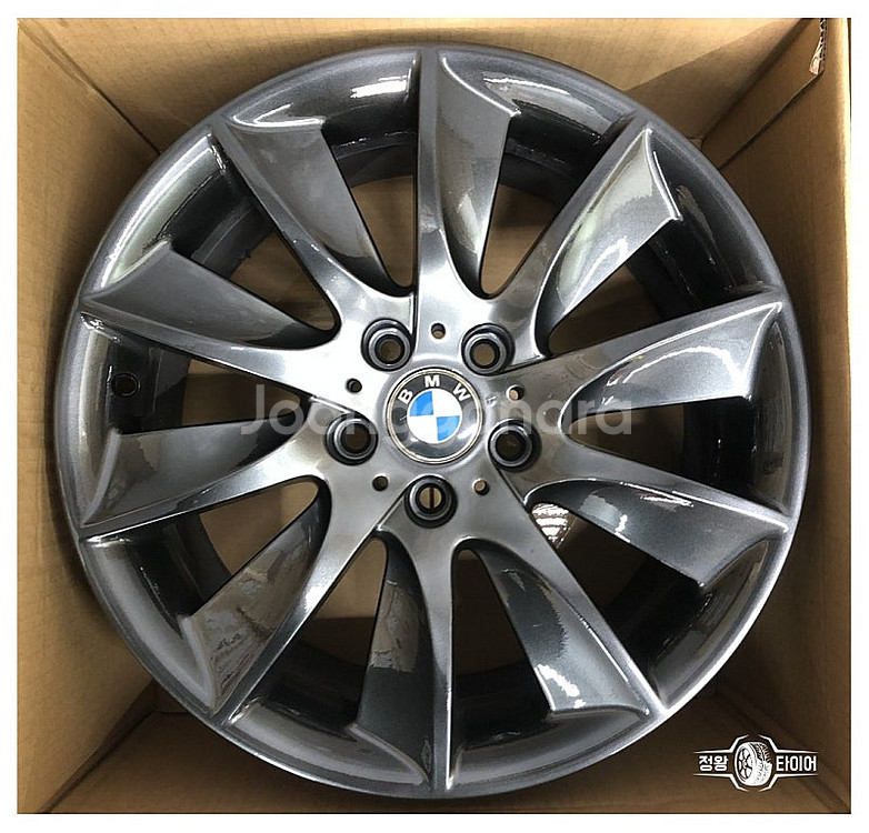 BMW 5시리즈 F바디 터빈 18인치 고스트크롬 휠 5...--3