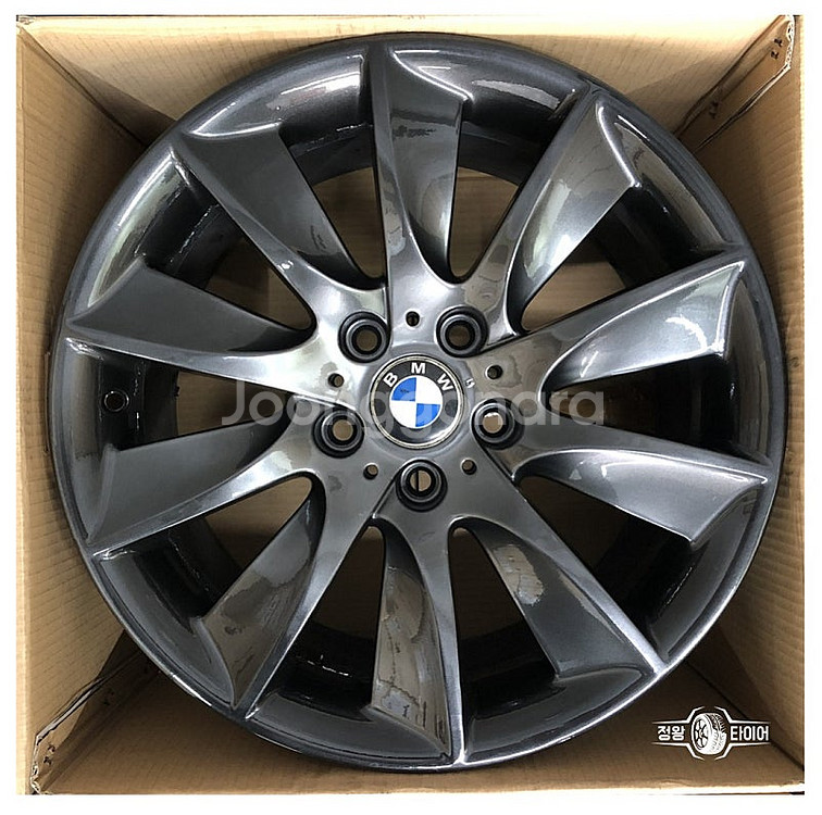BMW 5시리즈 F바디 터빈 18인치 고스트크롬 휠 5...--4