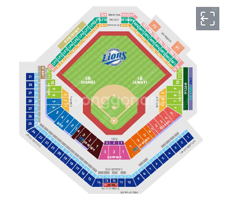 4/18(금) 삼성 롯데 클래식시리즈 1루테이블 연석--0