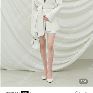 그레이스유 Heize Shirt (Ivory) 레더 자켓 W컨셉 구입 ㅡ가격내림