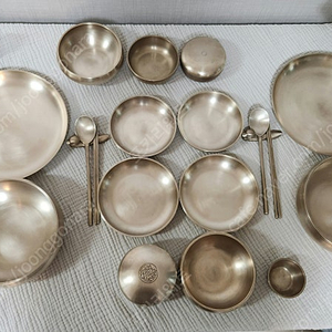 이봉주작 유기그릇 set