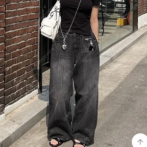 OOTJ 사이드핀턱데님