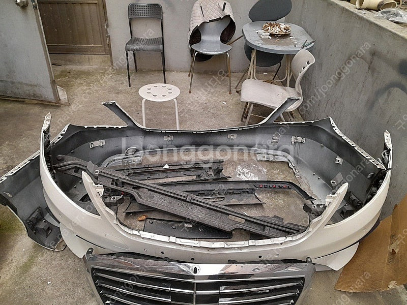 전기형 s63 앞뒤 범퍼 (머플러 팁 미포) (정품)--0