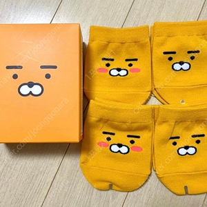 카카오프렌즈 라이언 하프삭스 양말 세트 (새제품)