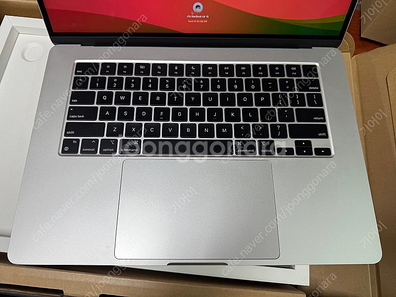 맥북에어 M2 15인치 실버, 16gb 램, 1Tb S...--2