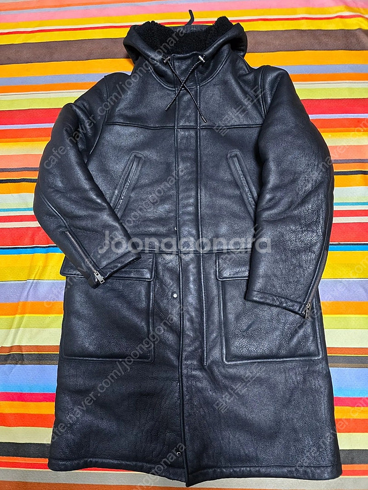 띠어리 롱 무스탕(사이즈S)--1