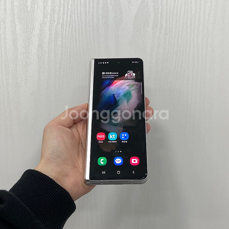 75945 갤럭시Z폴드3 실버 256GB 부산 중고폰 ...--2