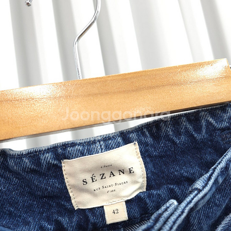 세잔 SEZANE 프랑스 벨티드 데님 팬츠 42 / 한섬 타임 마인 오브제 시스템 산드로 마쥬 구호 쟈딕앤볼테르 랑...--1