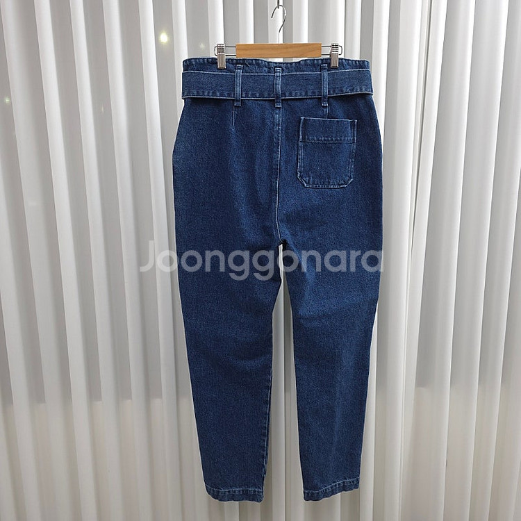 세잔 SEZANE 프랑스 벨티드 데님 팬츠 42 / 한섬 타임 마인 오브제 시스템 산드로 마쥬 구호 쟈딕앤볼테르 랑...--3