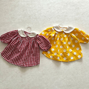 쌍둥이 토끼 카라 원피스 일괄 반택 포함