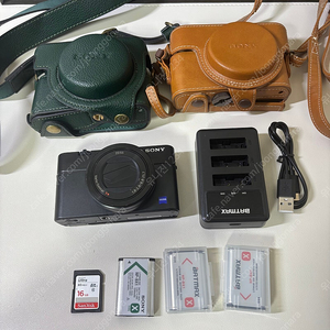 소니 RX100M3 카메라 풀 세트