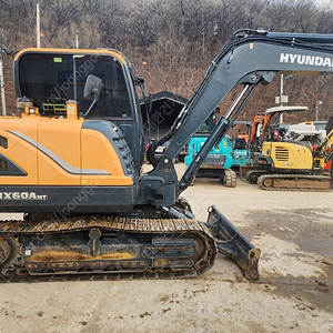 중고굴삭기 현대 HX60AMT 21년식 5,050시간 가동, 코끼리집게, 회전라인 장착, 도자 하부링크, 010-3563-6002