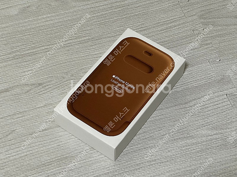 APPLE 아이폰12 미니 맥세이프 가죽 슬리브 케이스...--0