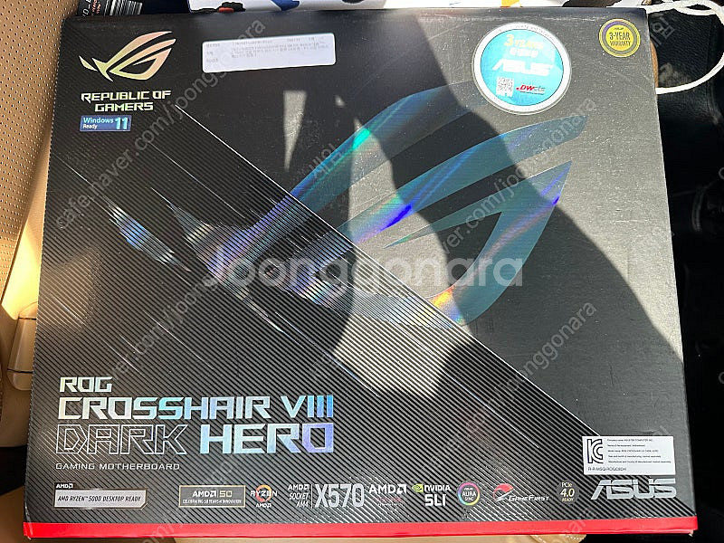 보증남은 ASUS X570 다크히어로 (AM4메인보드AMD)--0