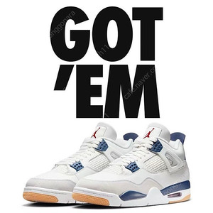 조던 4 x 나이키 SB 레트로 SP 네이비