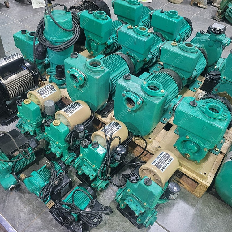 중고펌프 윌로펌프 한일펌프 GS펌프 수중펌프 양수기 자동펌프 이미지