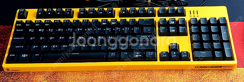 A급 완전방수 앱코 K660 스페셜에디션 엘로우 광축키...--0
