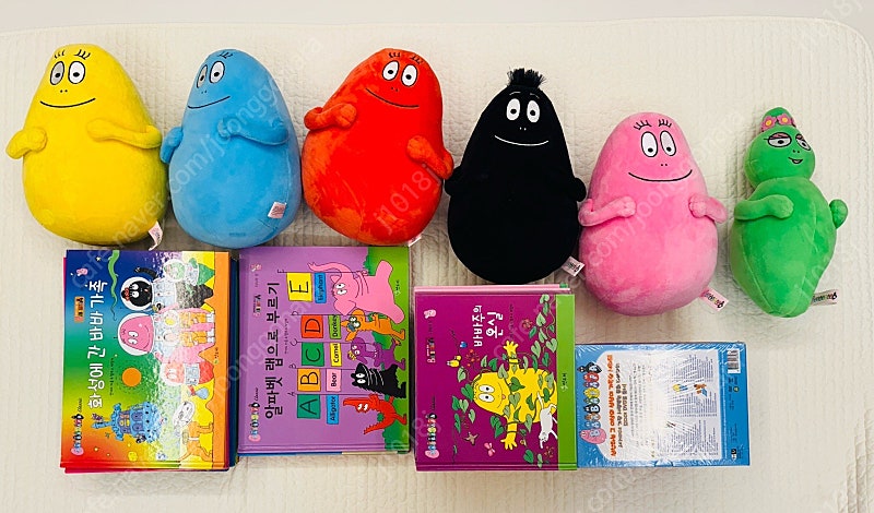 바바파파 클래식 40권, DVD 1/2, 인형 6개--0